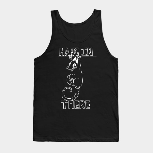 Hang in There (White) Tank Top by Colourfulplague